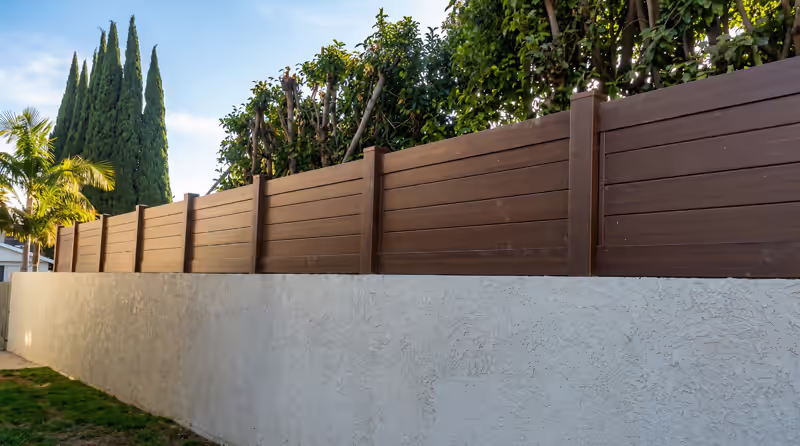 Installed Pro Vinyl Fencing project